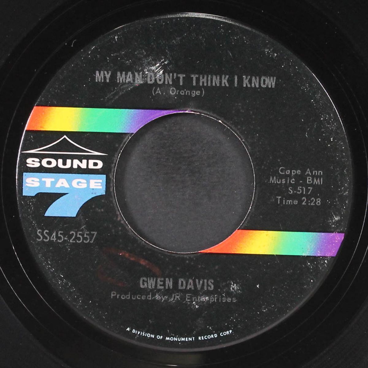 my man don't think i know by GWEN DAVIS