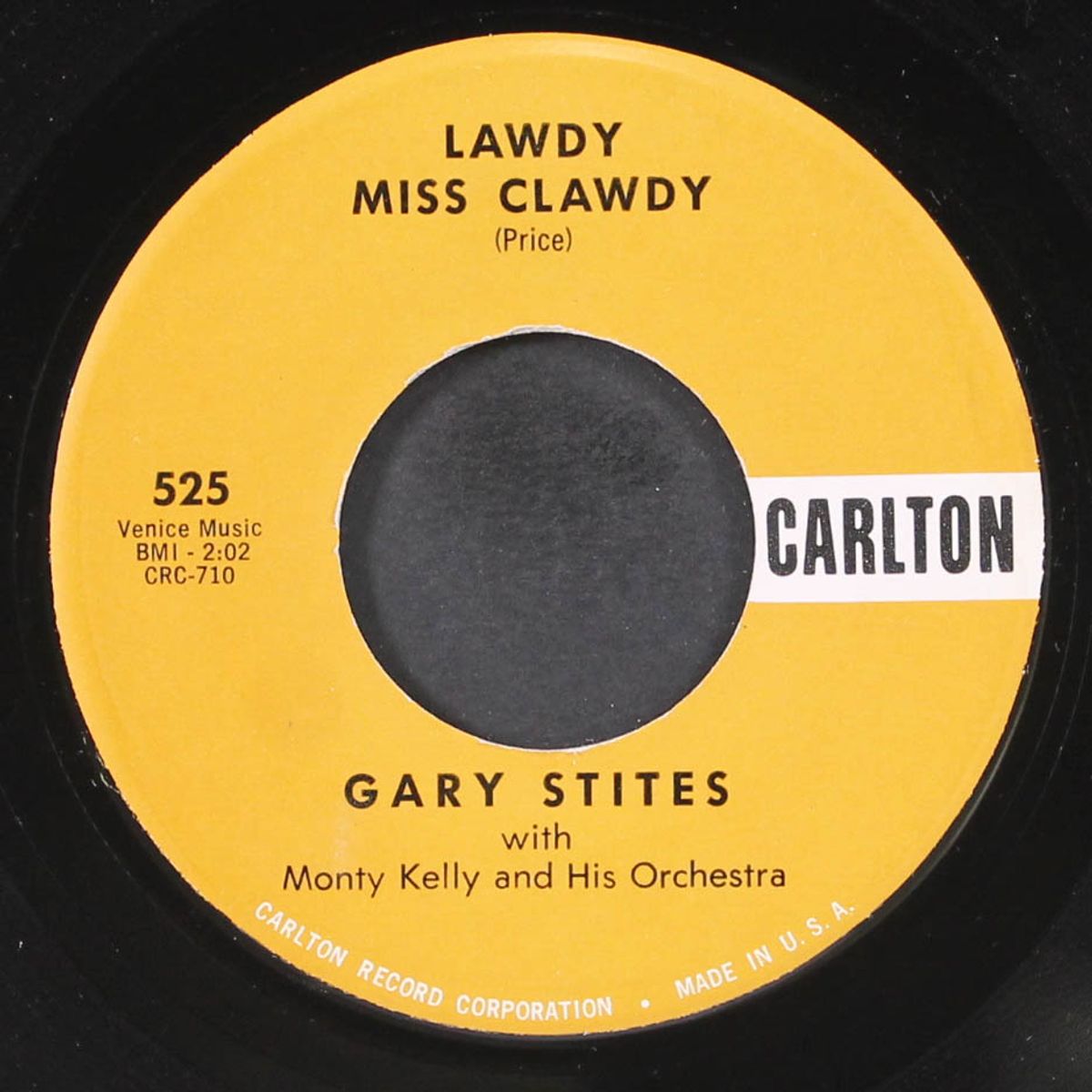 lawdy miss clawdy / don't wanna say goodbye by GARY STITES