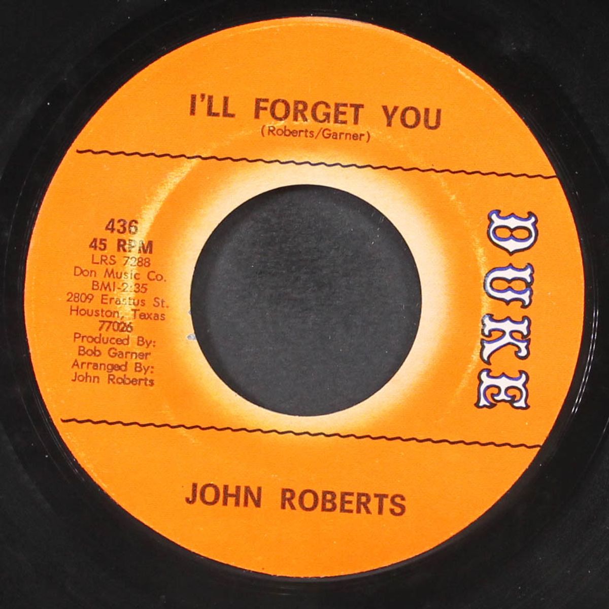 i'll forget you / be my baby by JOHN ROBERTS
