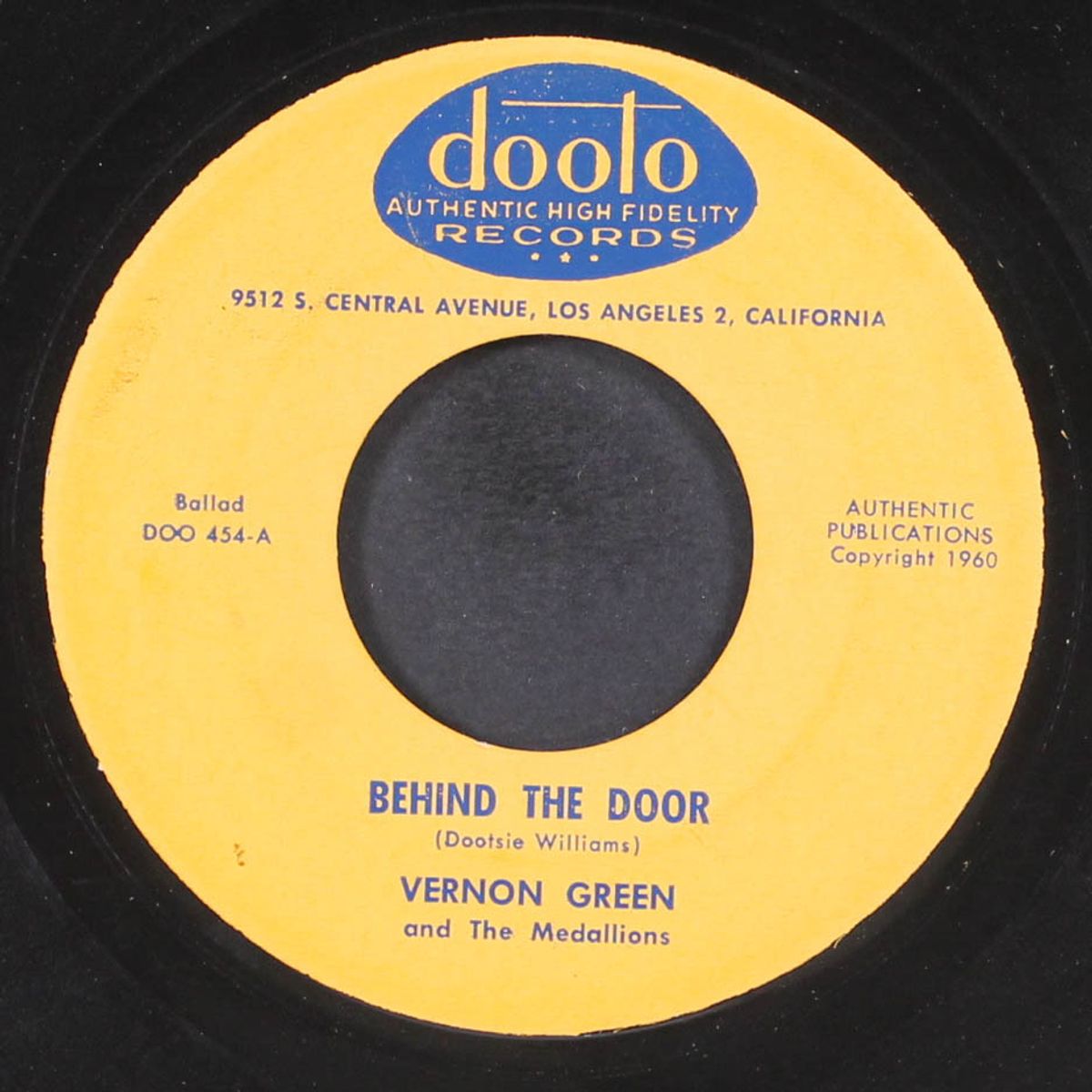 rocket ship / behind the door by VERNON GREEN & MEDALLIONS