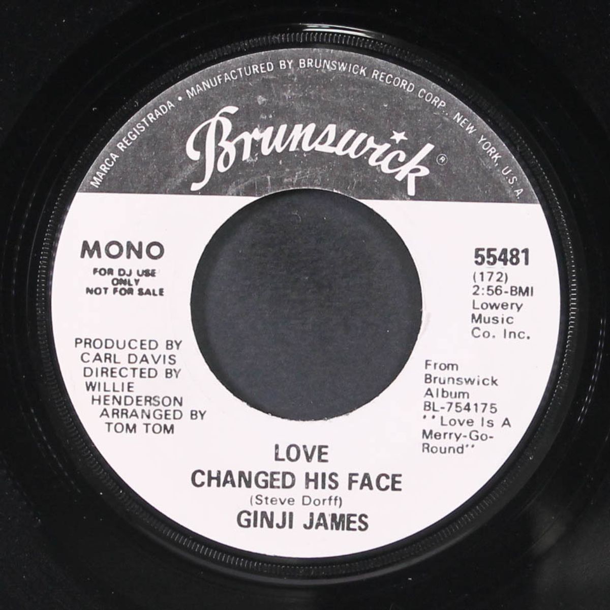 love changed his face / mono by GINJI JAMES