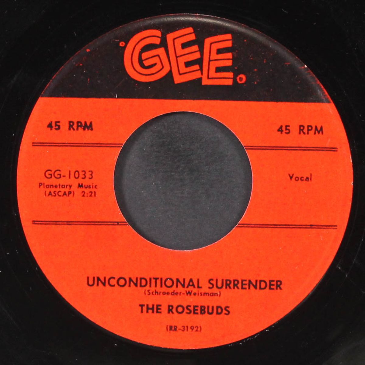 dearest darling / unconditional surrender by ROSEBUDS