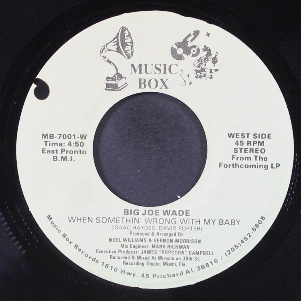 that's how strong my love is / when somethin' wrong with my baby by BIG JOE WADE