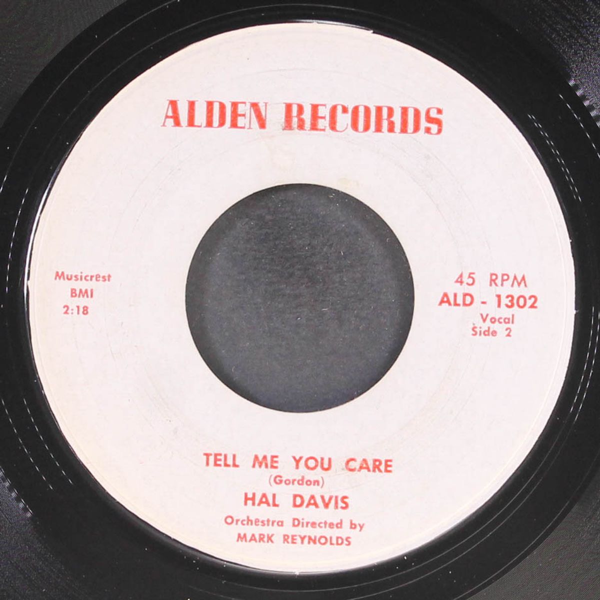 tell me you care / time after time by HAL DAVIS