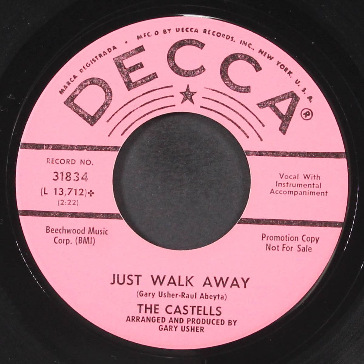 an angel cried / just walk away by CASTELLS