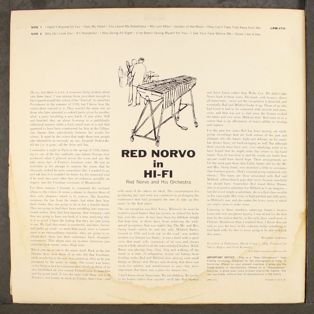 in hi-fi by RED NORVO