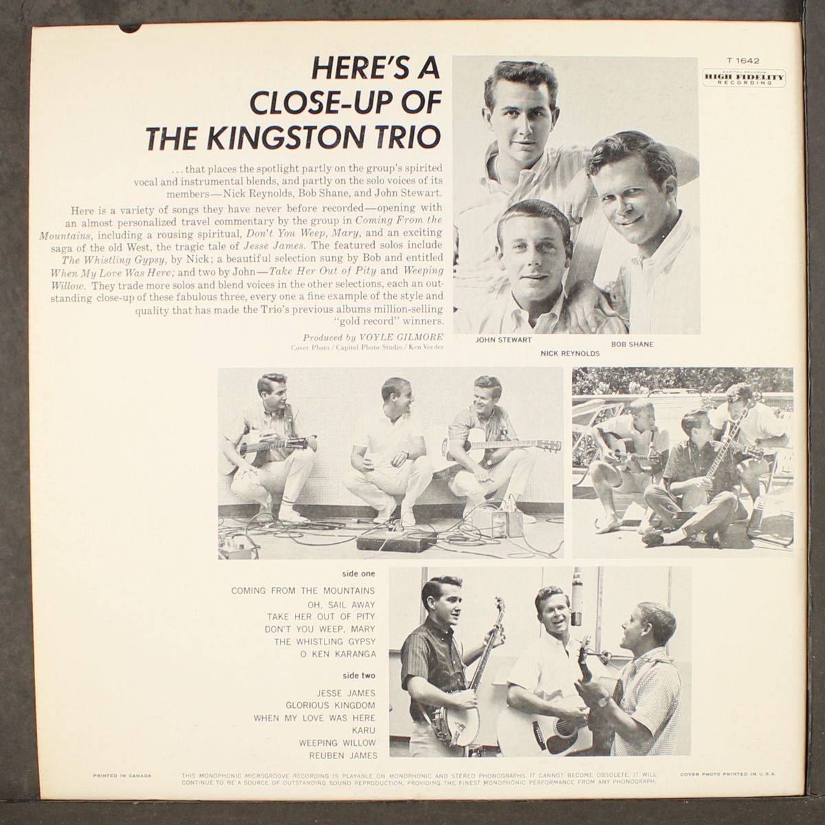 close-up by KINGSTON TRIO