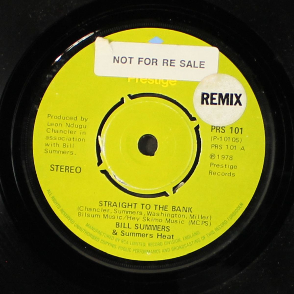 straight to the bank / your love by BILL SUMMERS & SUMMERS HEAT