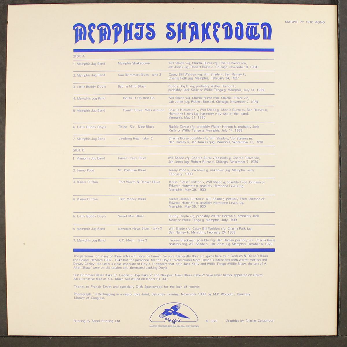 memphis shakedown by VARIOUS