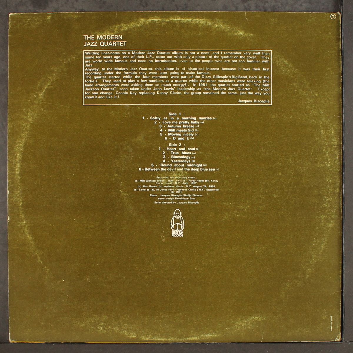 the modern jazz quartet by MODERN JAZZ QUARTET