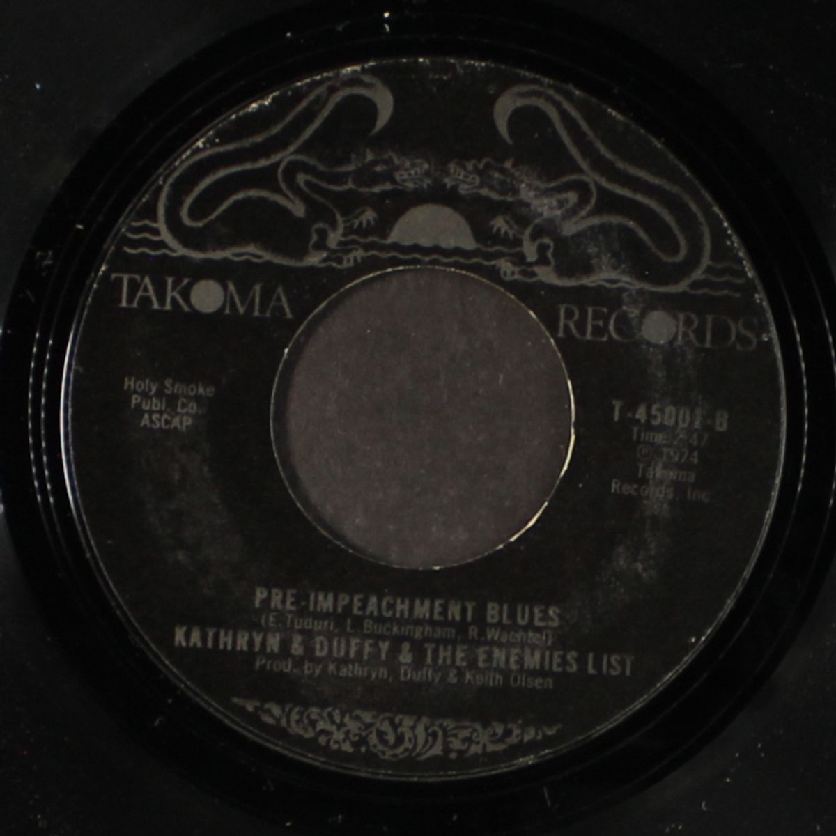 nixon's the one / pre-impeachment blues by KATHRYN & DUFFY & THE ENEMIES LIST