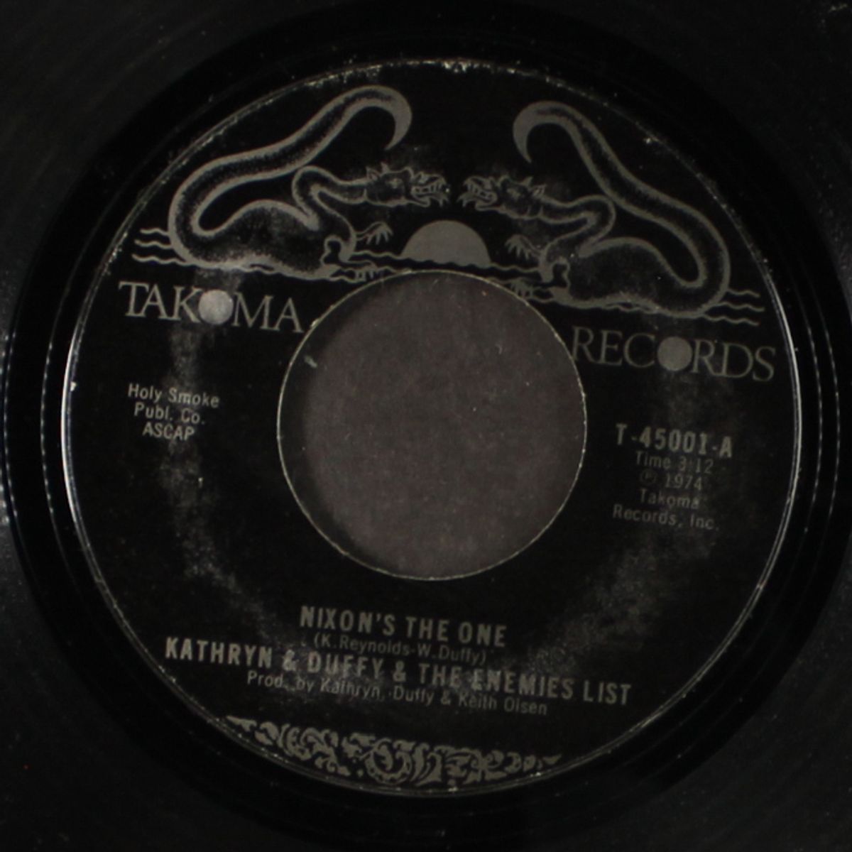 nixon's the one / pre-impeachment blues by KATHRYN & DUFFY & THE ENEMIES LIST