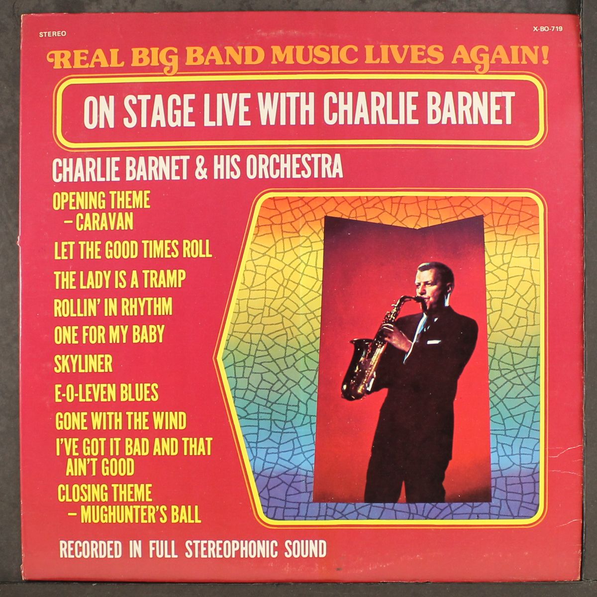 on stage live with by CHARLIE BARNET