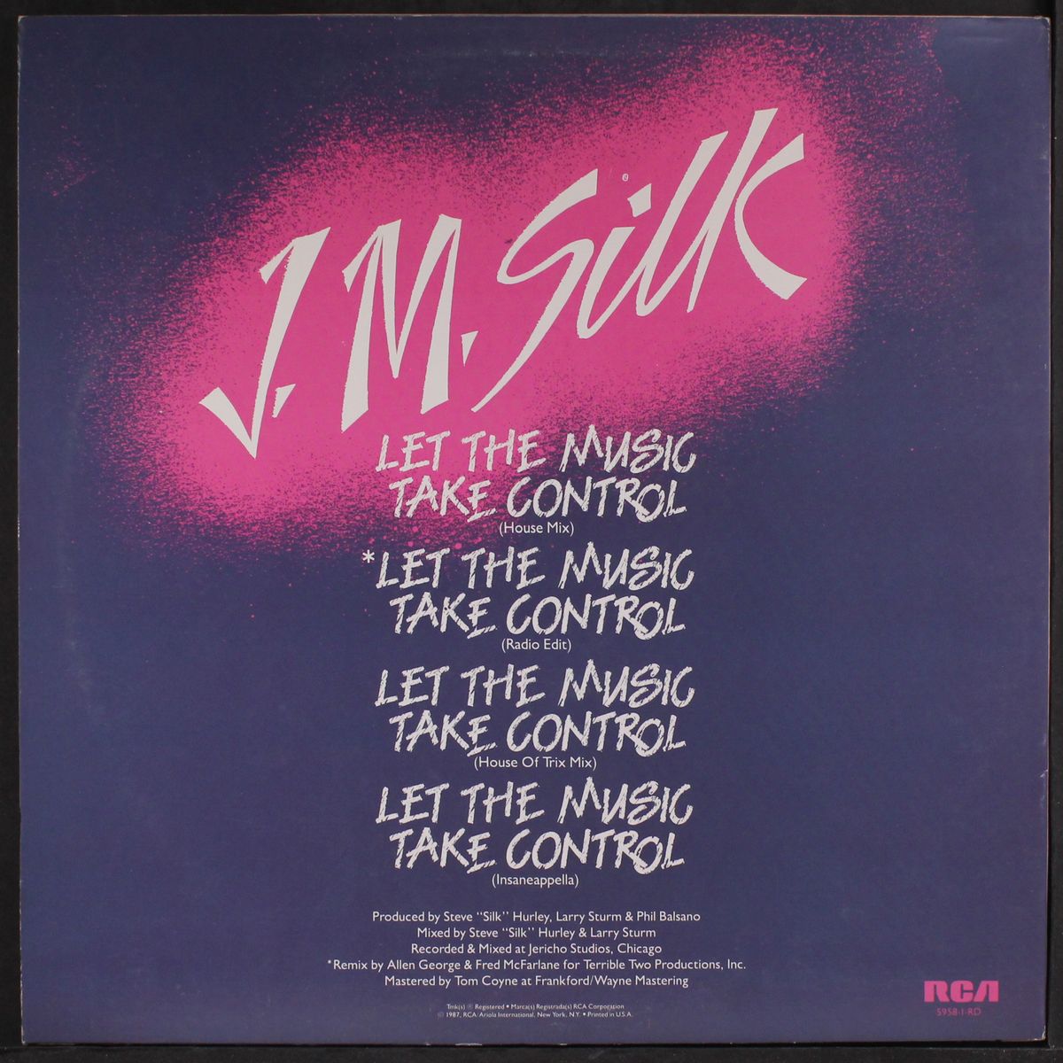 let the music take control (4 mixes) by J.M. SILK