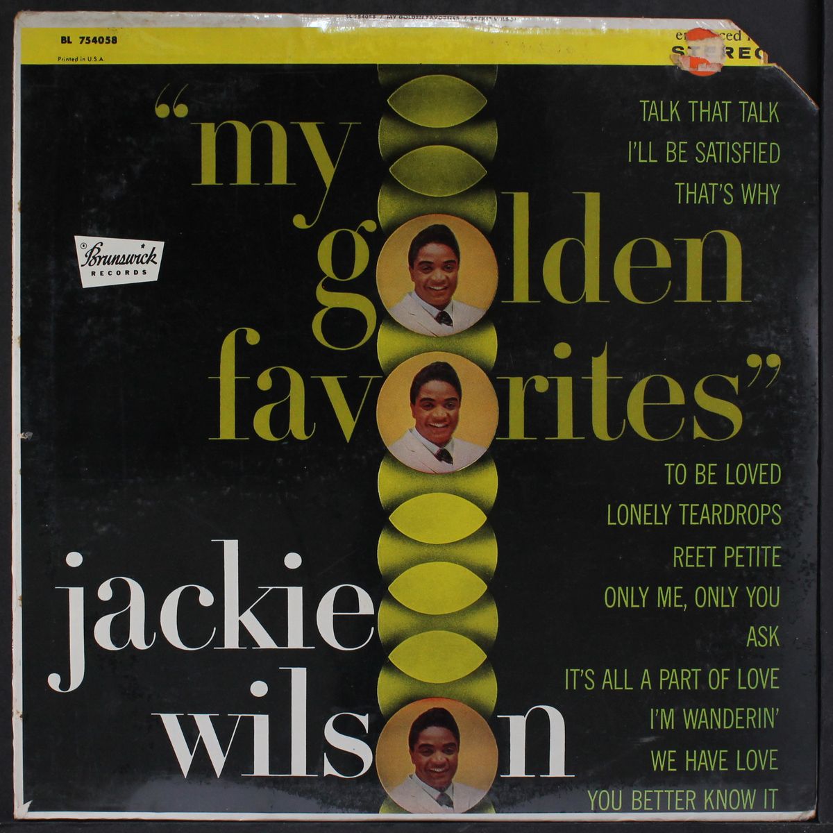 my golden favorites by JACKIE WILSON