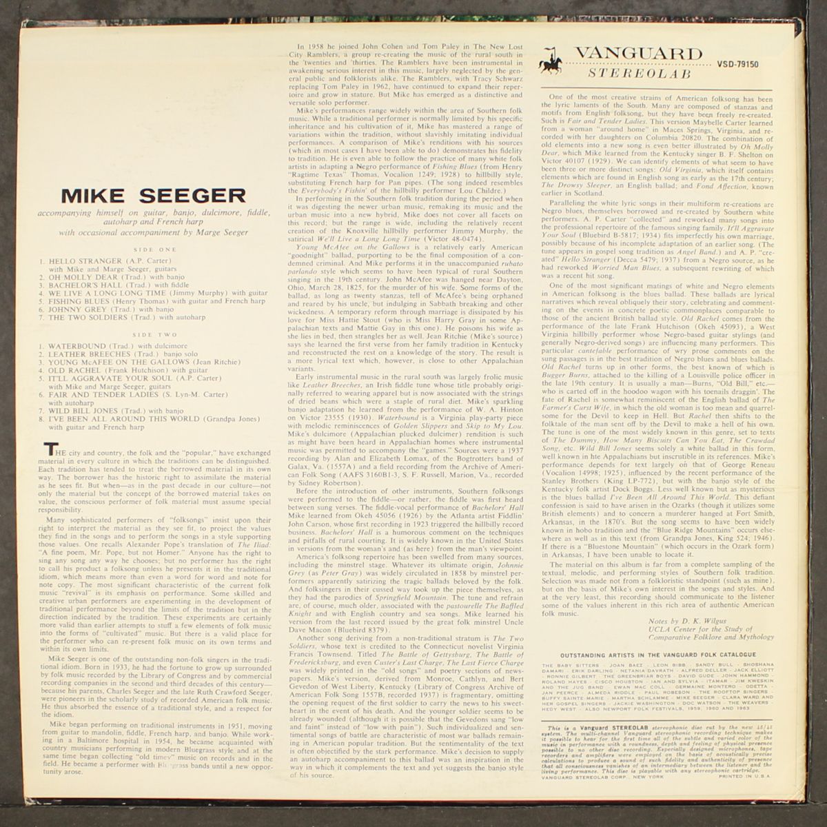 mike seeger by MIKE SEEGER