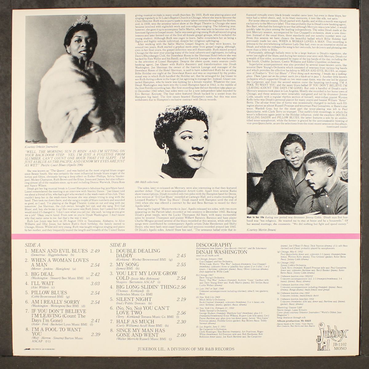 if you don't believe i'm leaving by DINAH WASHINGTON