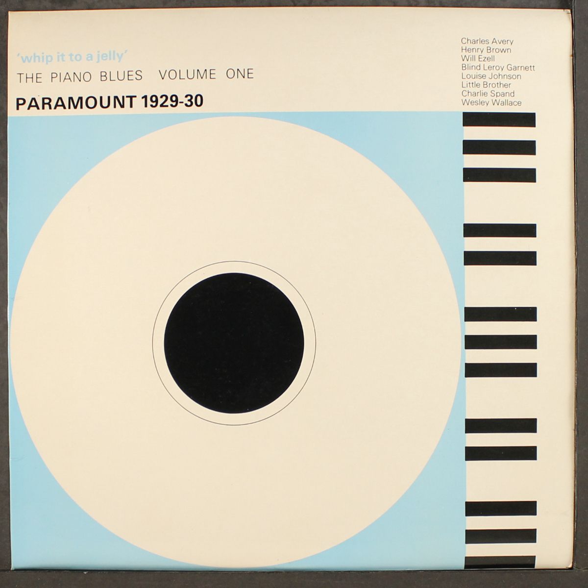 whip it to a jelly; piano blues, vol. 1 by VARIOUS