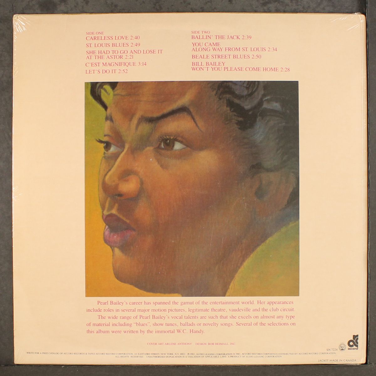 curtain call by PEARL BAILEY