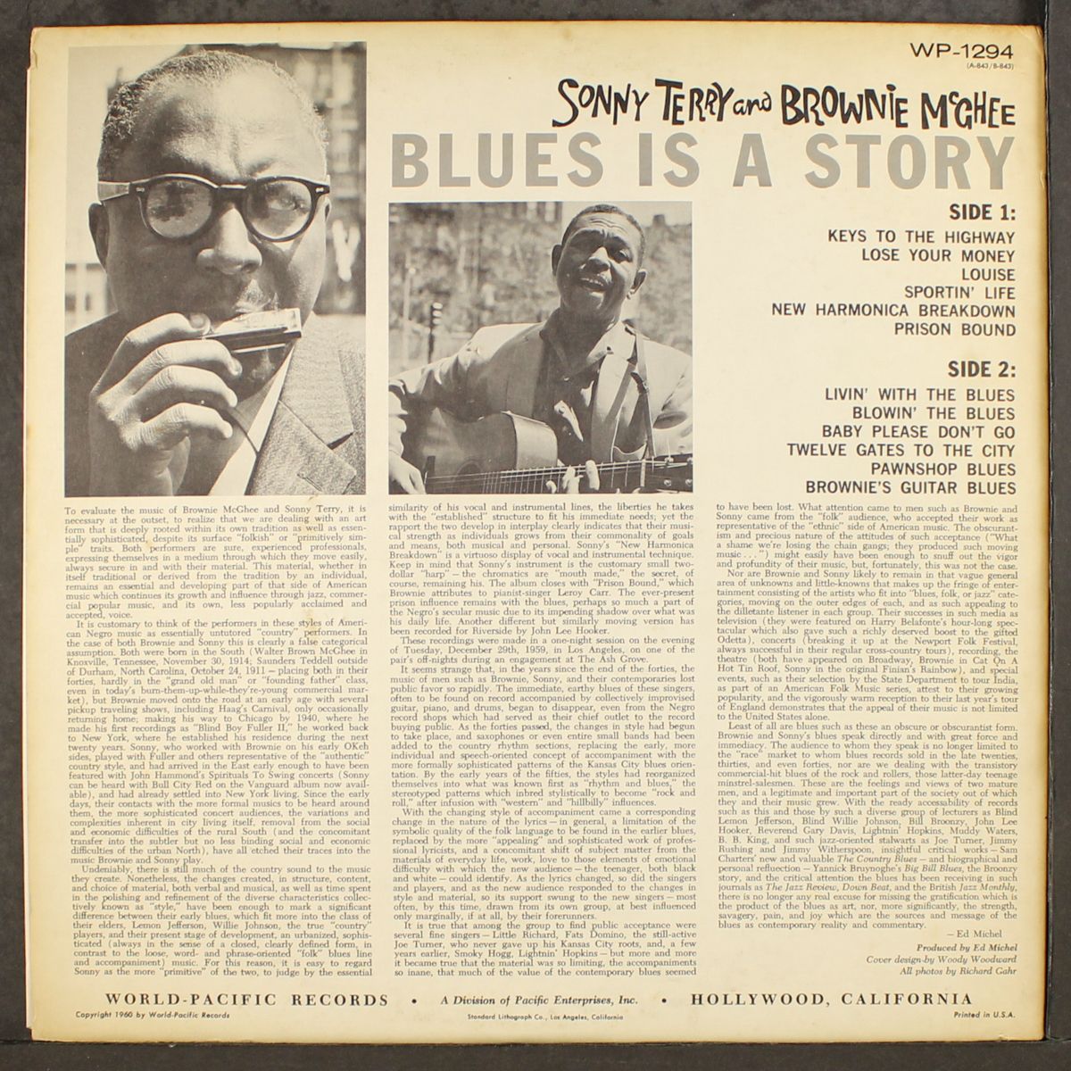 blues is a story by SONNY TERRY & BROWNIE MCGHEE
