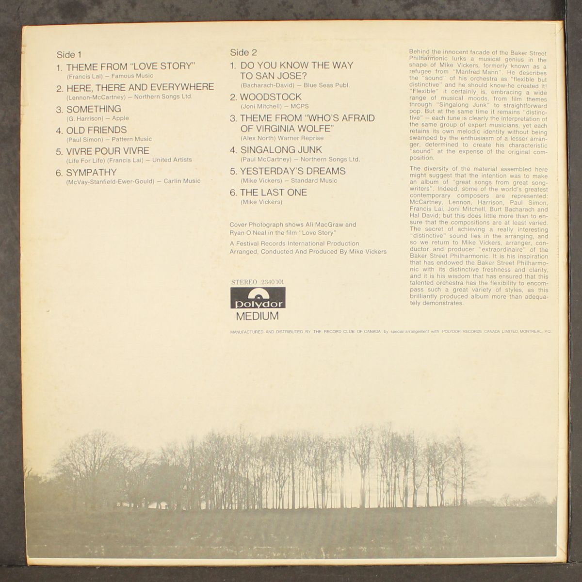 love story by BAKER STREET PHILHARMONIC