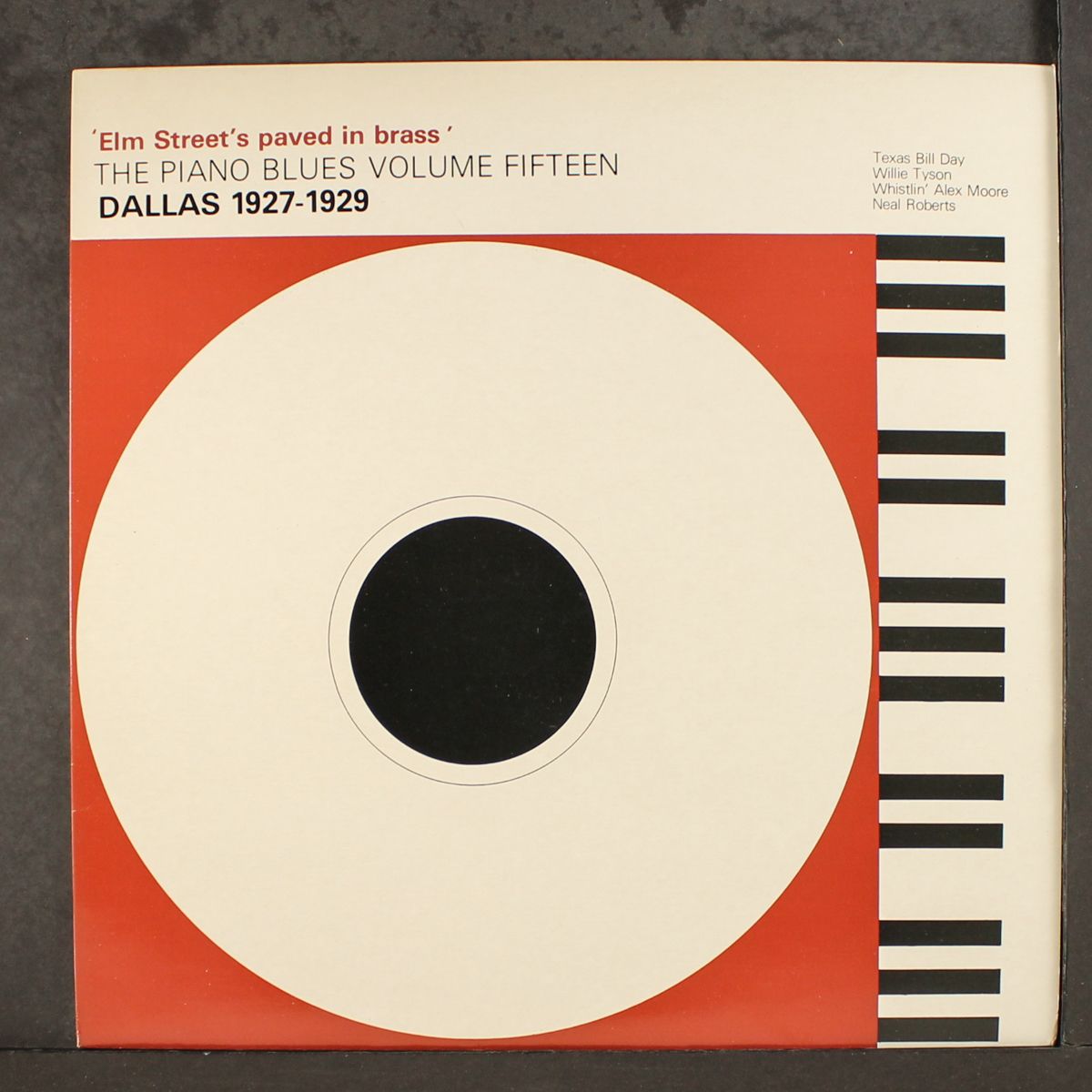 elm street's paved in brass; piano blues, vol. 15 by VARIOUS