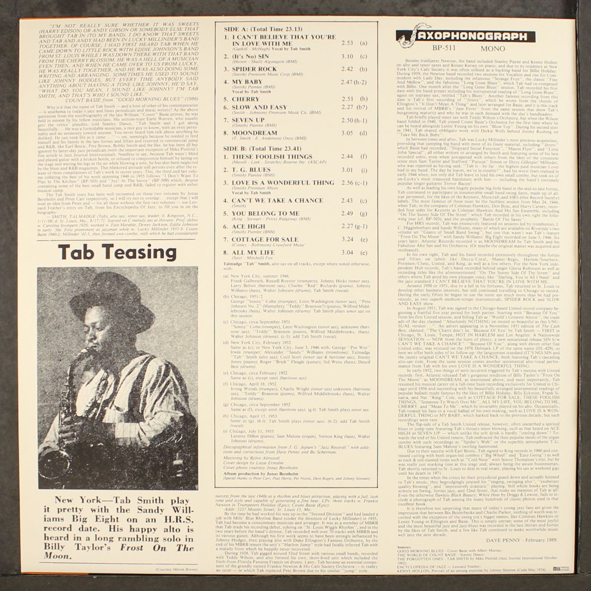 these foolish things by TAB SMITH