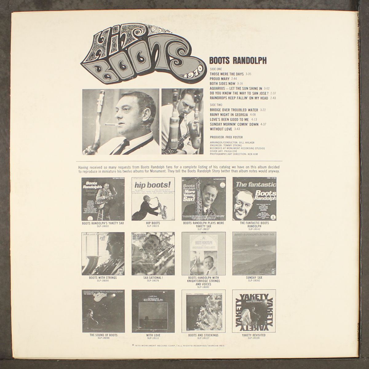 hit boots 1970 by BOOTS RANDOLPH