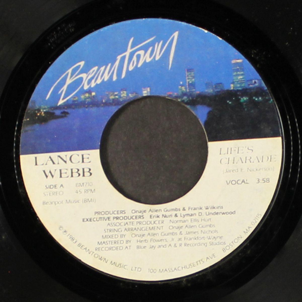 life's charade / instrumental by LANCE WEBB