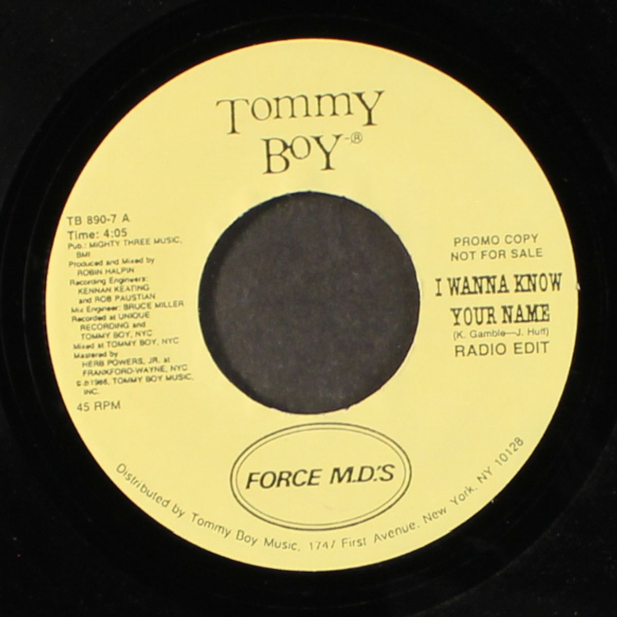 i wanna know your name by FORCE M.D.'S