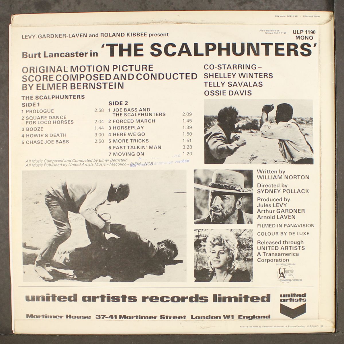 the scalphunters by SOUNDTRACK