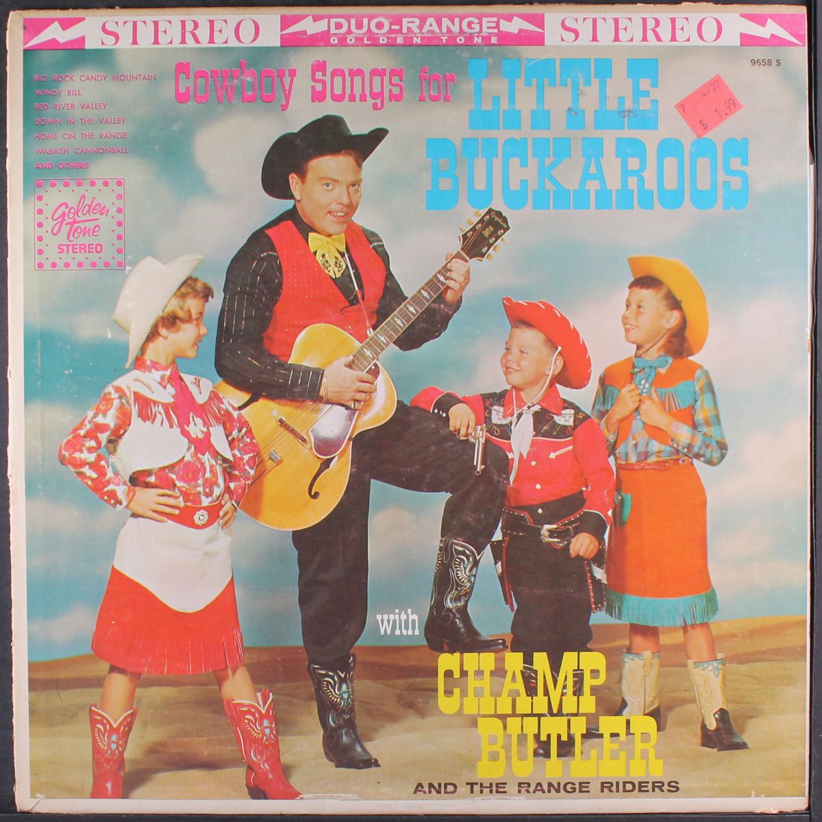 cowboy songs for little buckaroos by CHAMP BUTLER