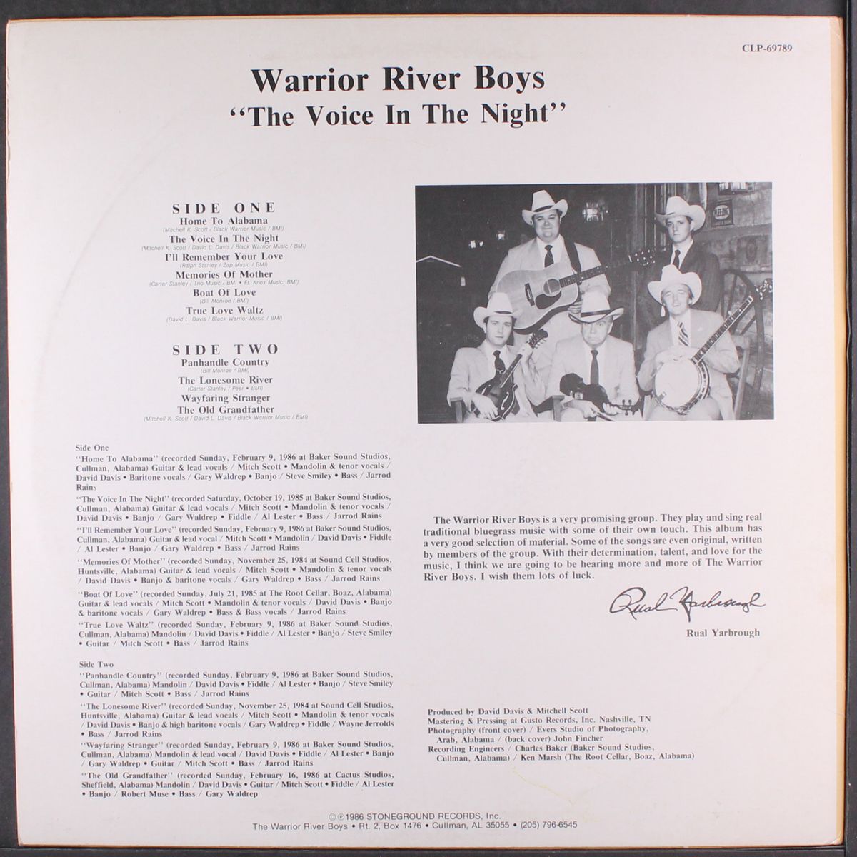 the voice in the night by WARRIOR RIVER BOYS