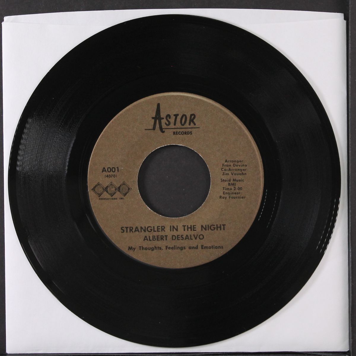 strangler in the night / albert, albert by ALBERT DESALVO / BUGS
