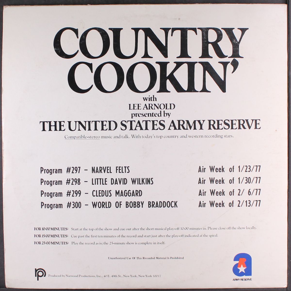 country cookin' by LEE ARNOLD