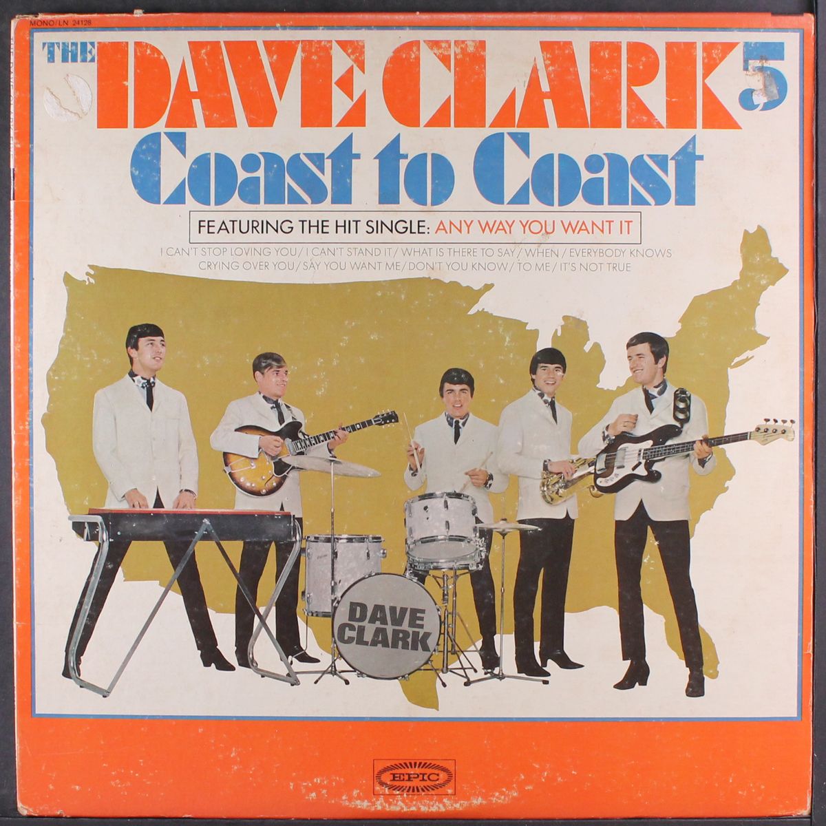 coast to coast by DAVE CLARK FIVE