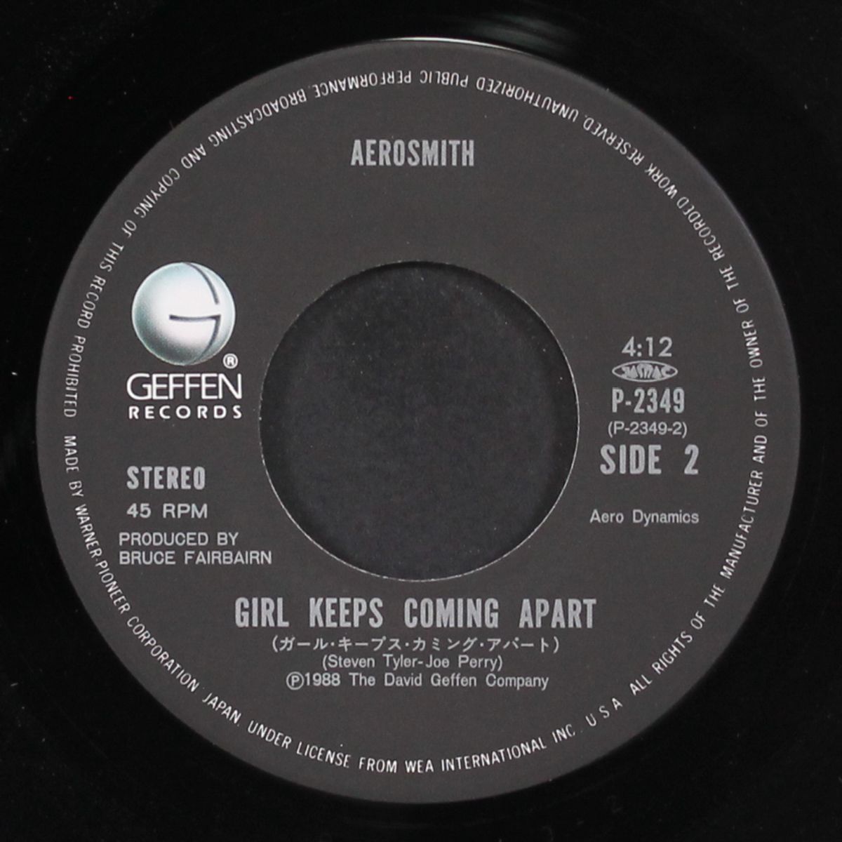 angel / girl keeps coming apart by AEROSMITH