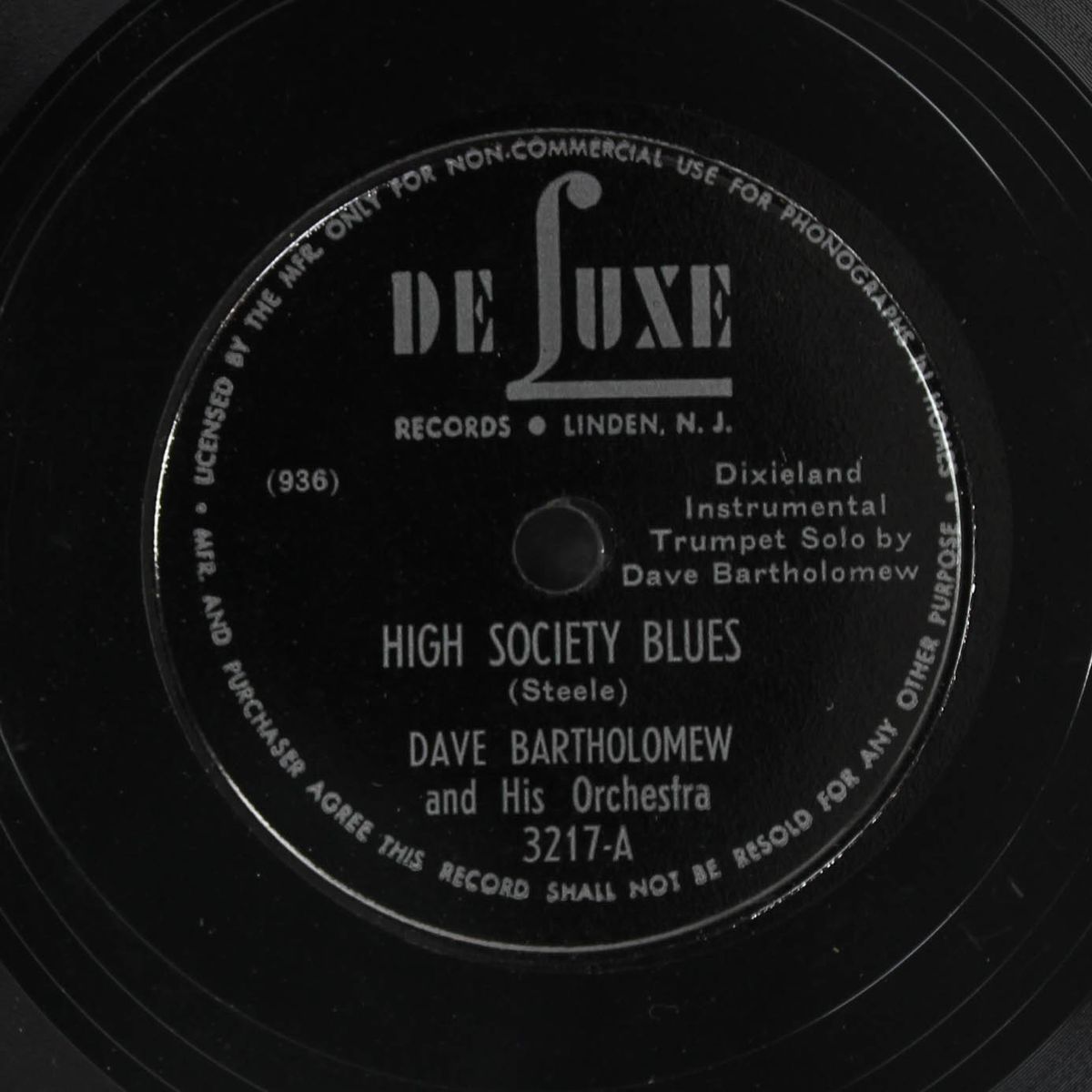 girt town / high society blues by DAVE BARTHOLOMEW