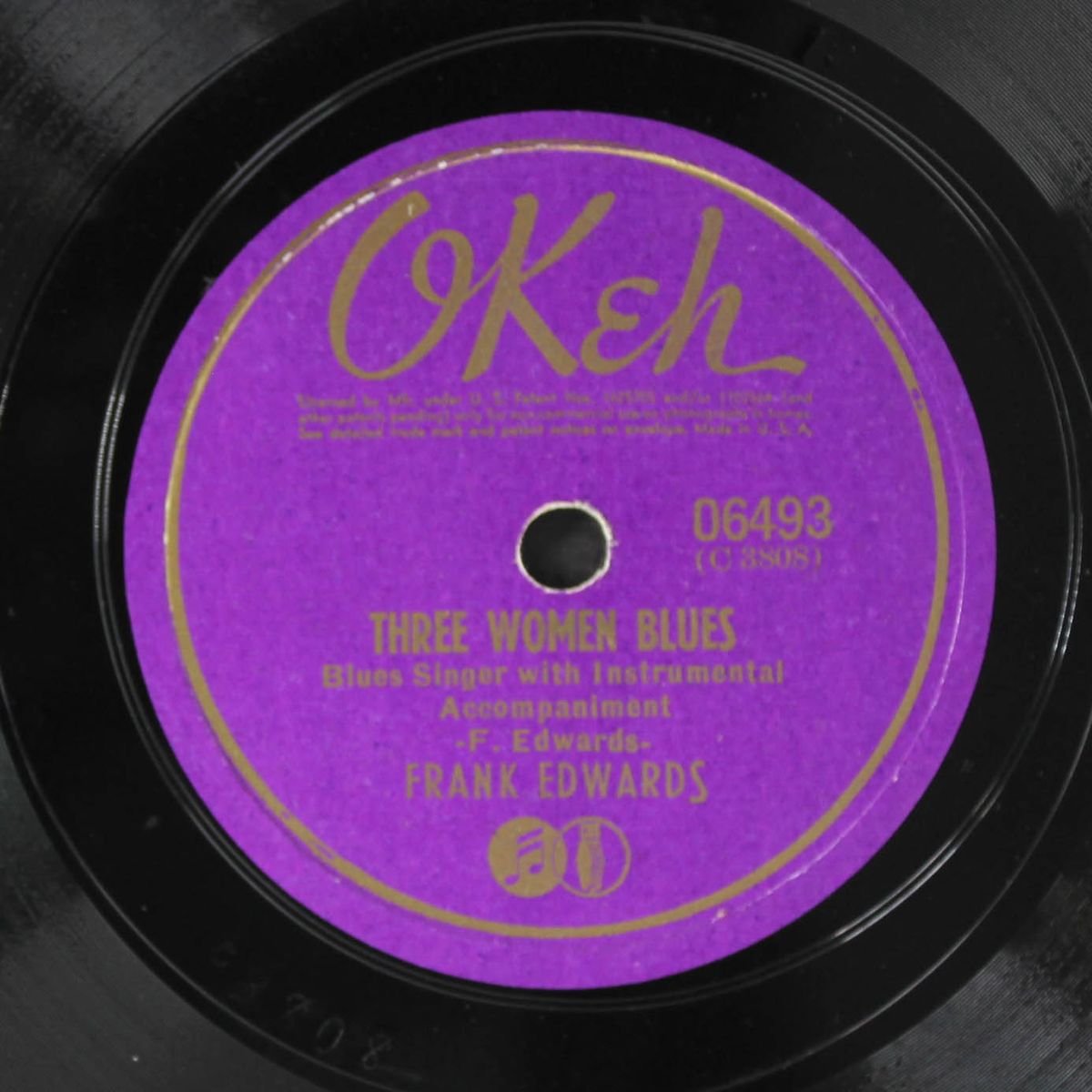 sweet man blues / three women blues by FRANK EDWARDS