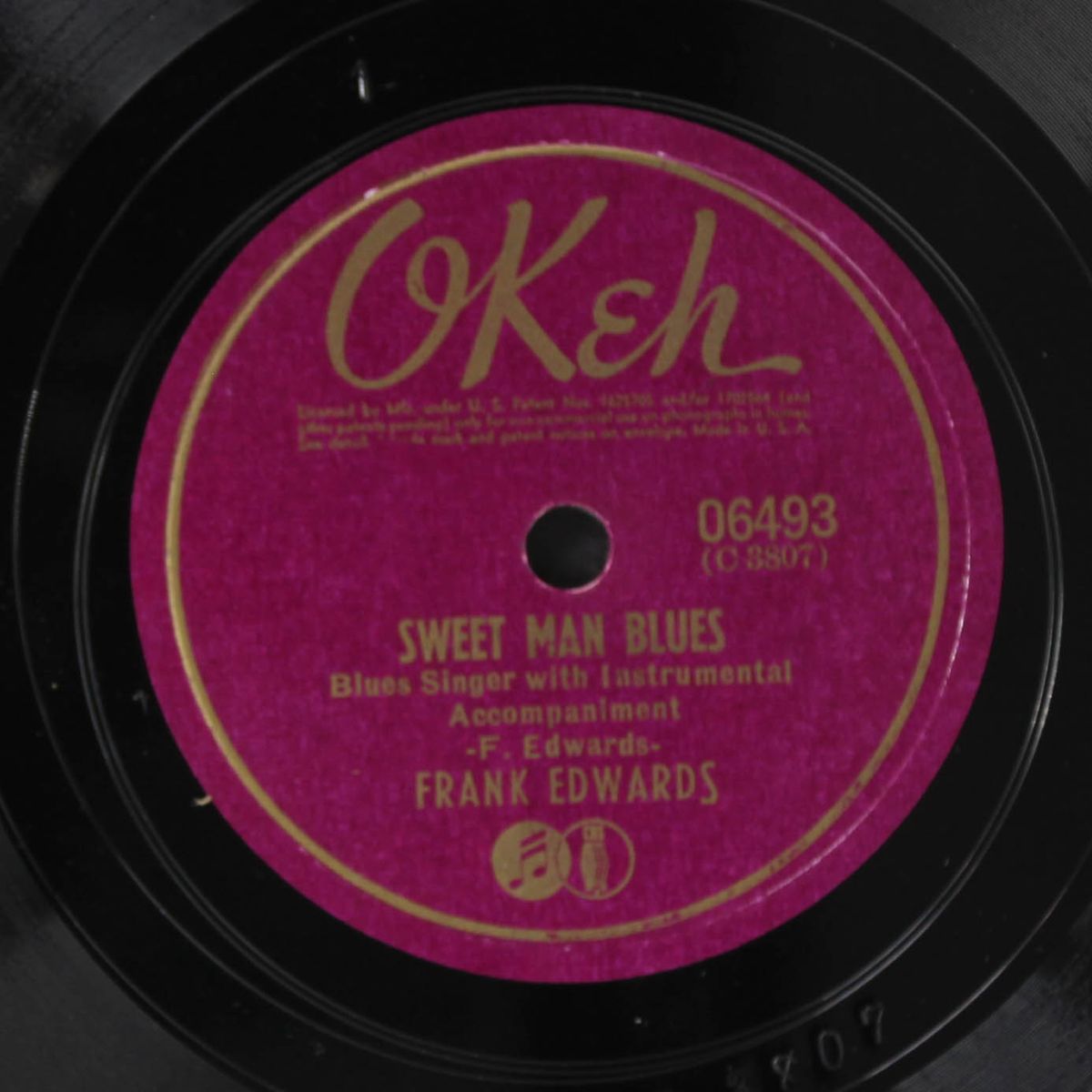 sweet man blues / three women blues by FRANK EDWARDS