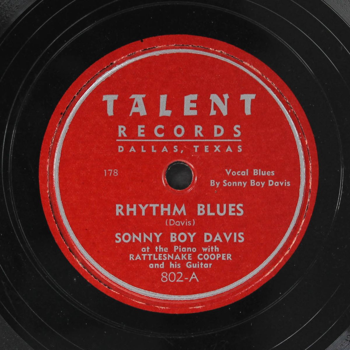 rhythm blues / i don't live here no more by SONNY BOY DAVIS