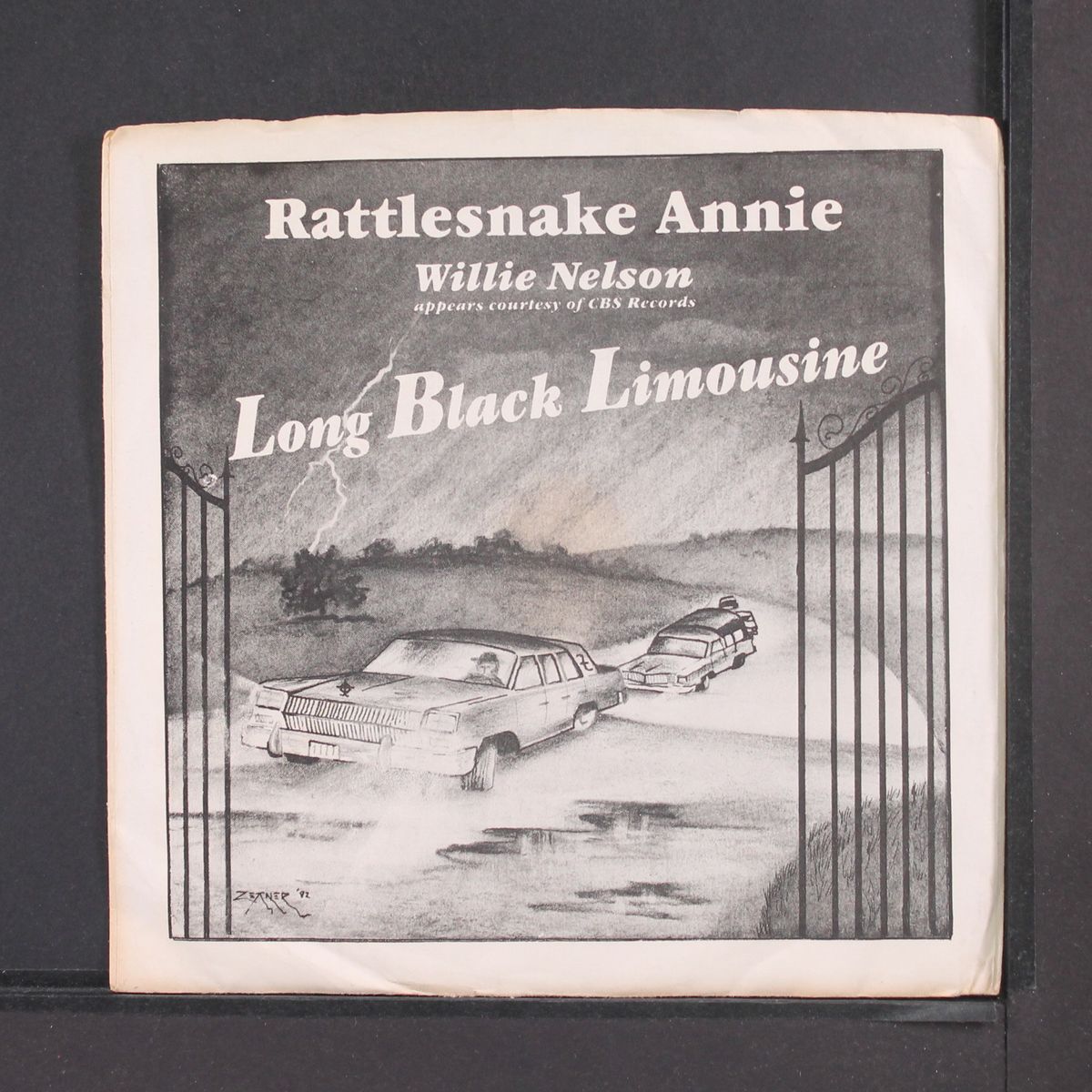 long black limousine by RATTLESNAKE ANNIE W/ WILLIE NELSON