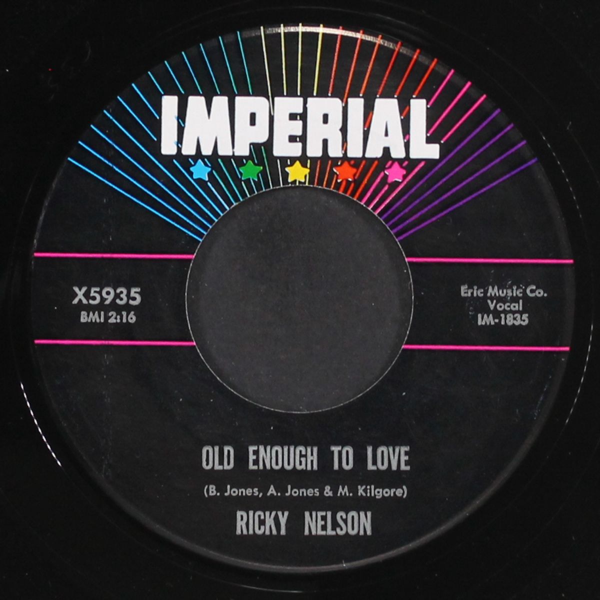 old enough to love / if you can't rock me by RICK NELSON