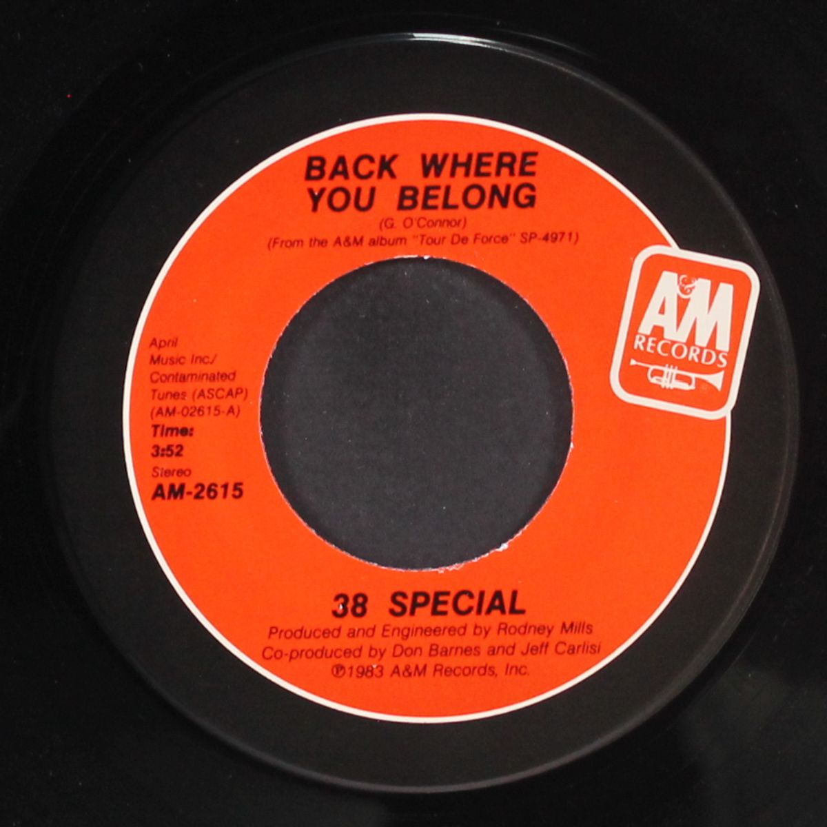 back where you belong / undercover lover by 38 SPECIAL