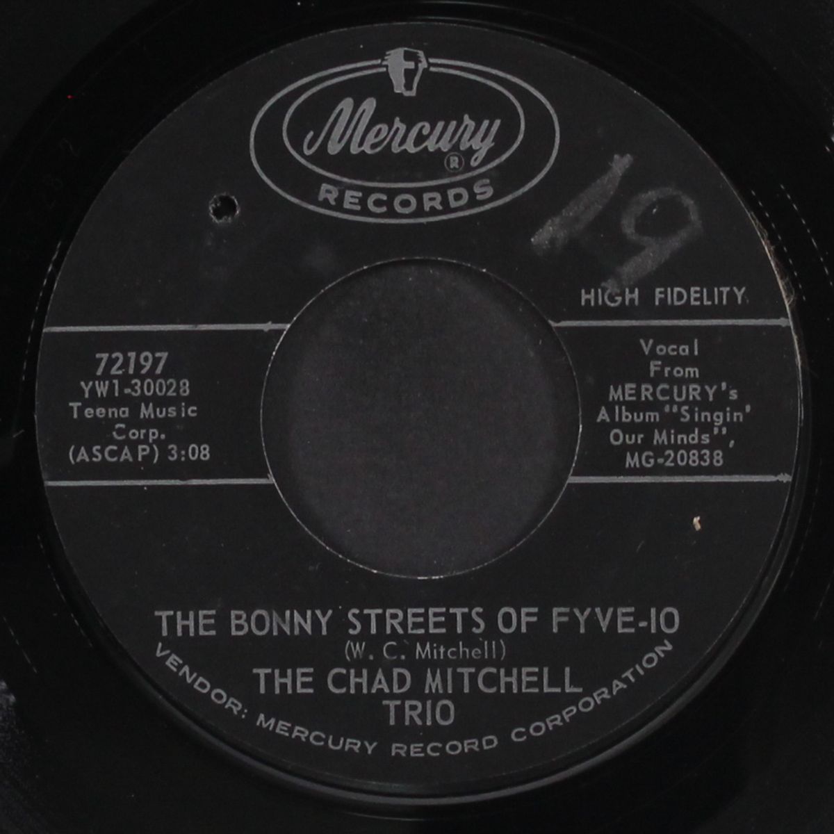 the marvelous toy / the bonnie streets of fyve by CHAD MITCHELL TRIO
