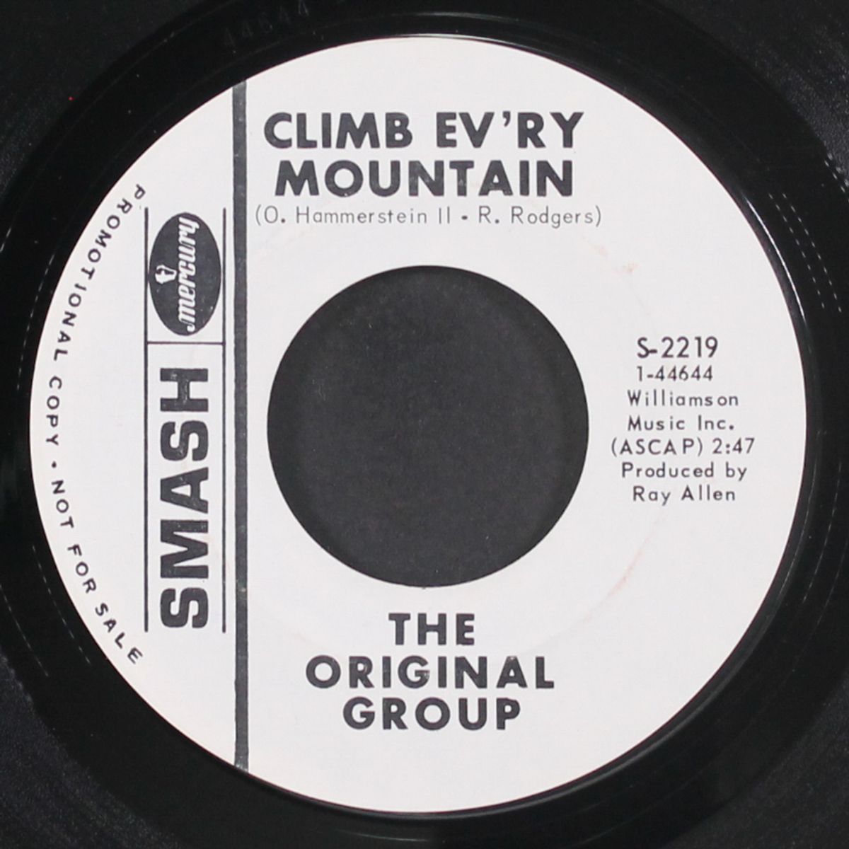 look homeward angel / climb ev'ry mountain by ORIGINAL GROUP
