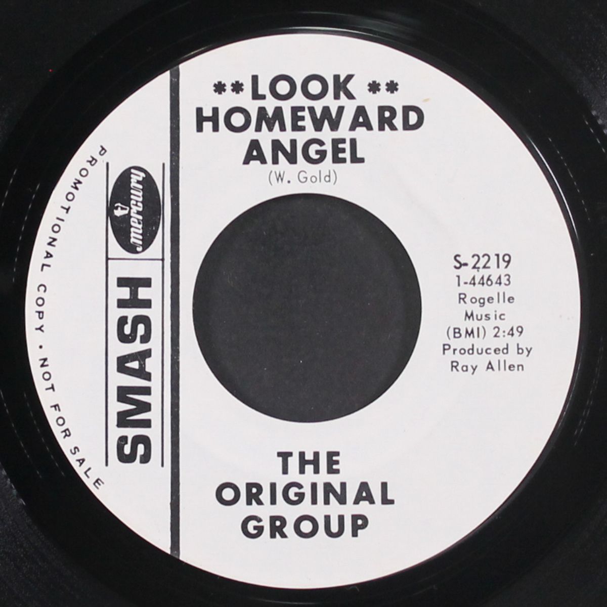 look homeward angel / climb ev'ry mountain by ORIGINAL GROUP