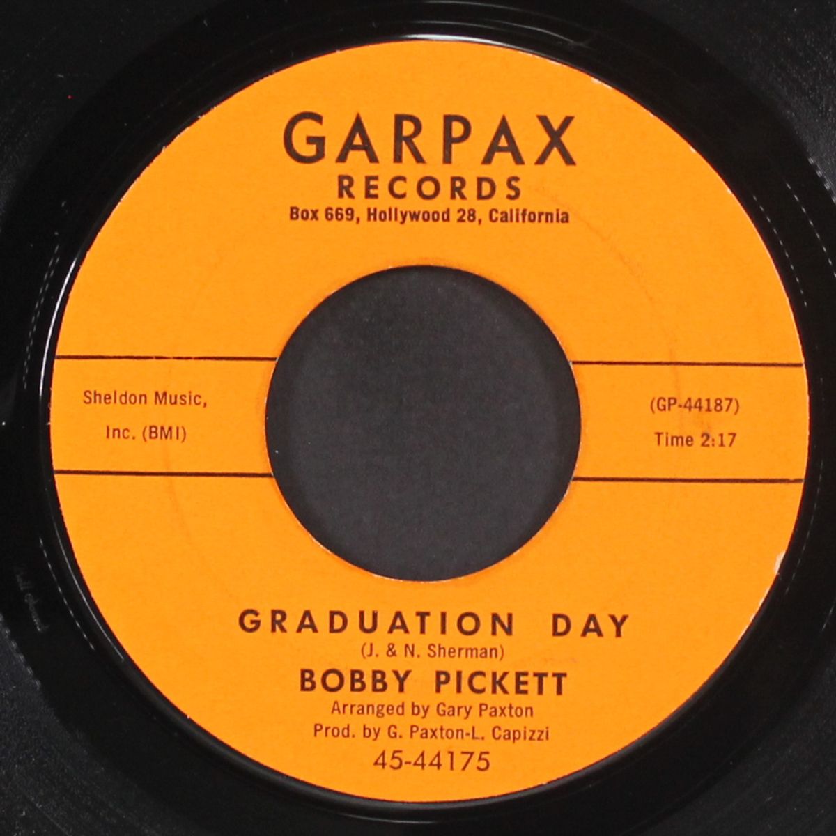 graduation day / the humpty dumpty by BOBBY PICKETT