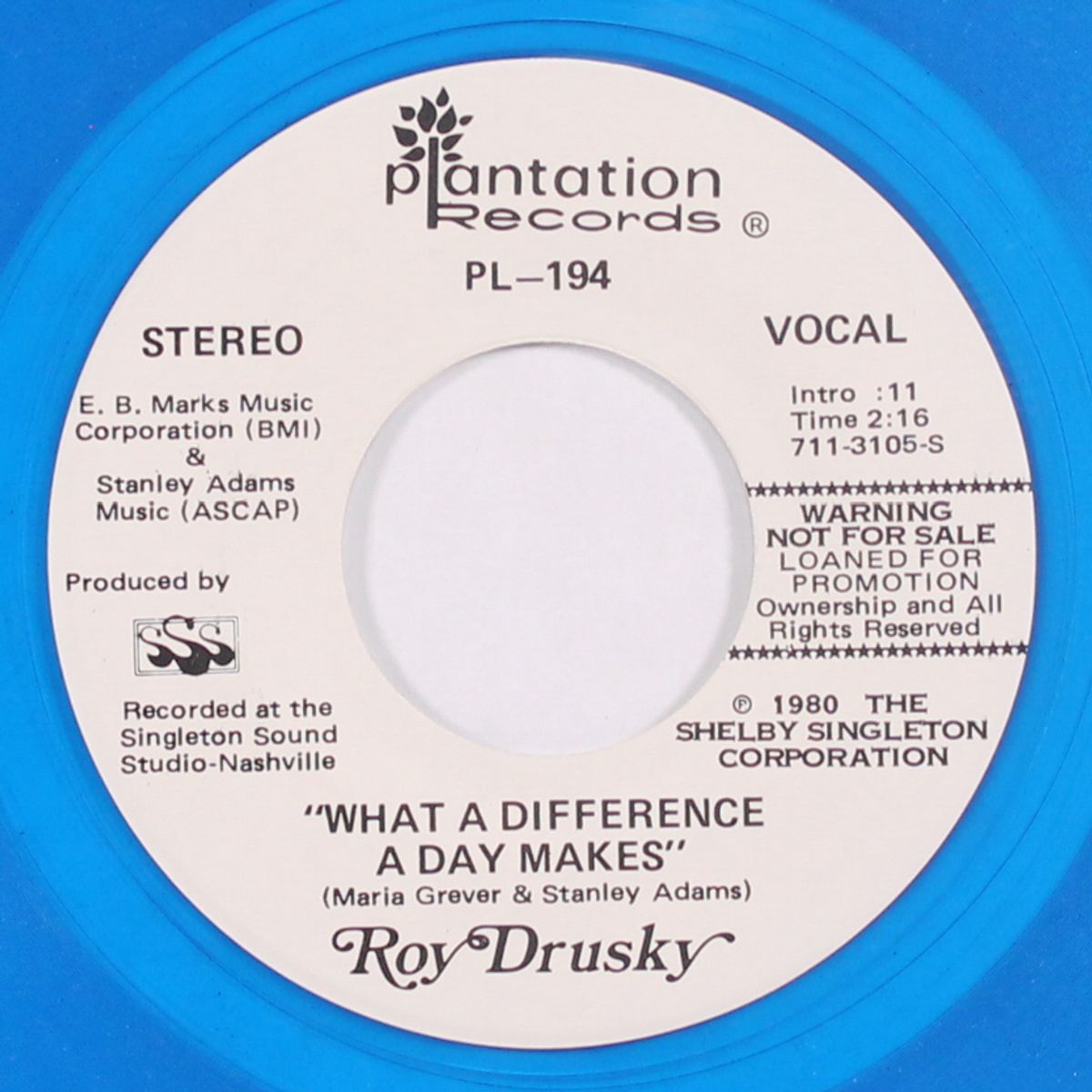 what a difference a day makes / same by ROY DRUSKY