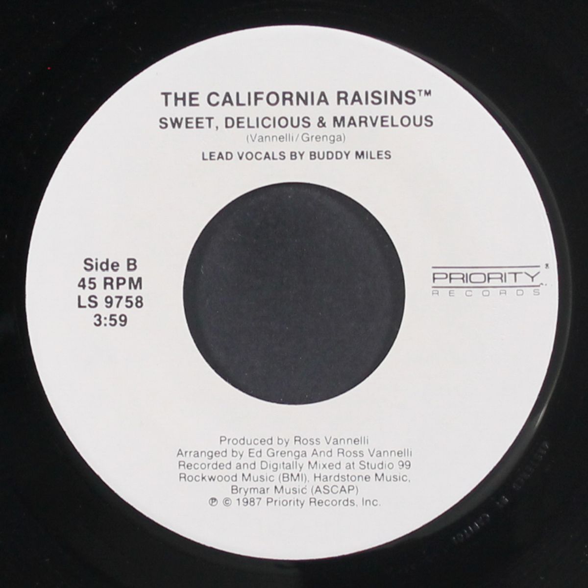 when a man loves a woman / sweet delicious & marvelous by BUDDY MILES & CALIFORNIA RAISINS